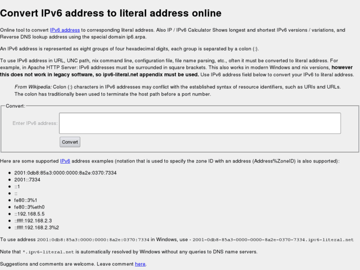 www.ipv6-literal.com