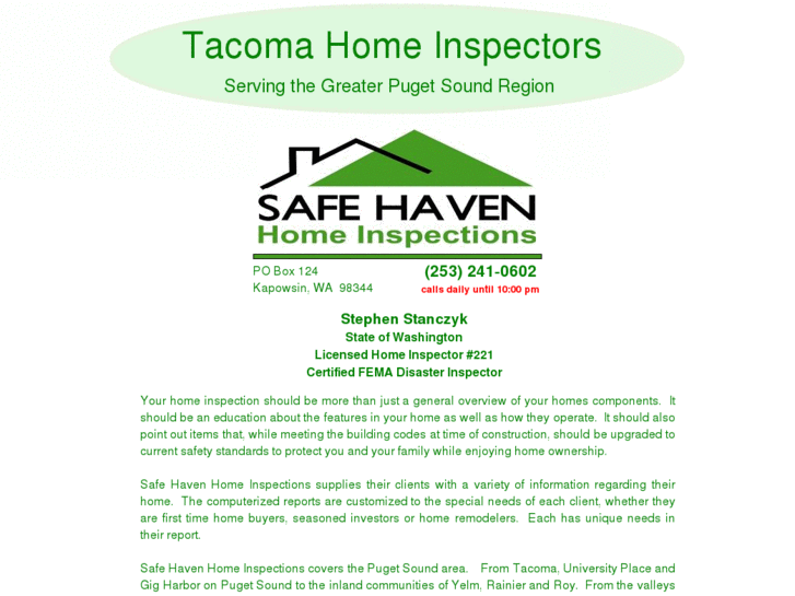 www.tacoma-home-inspectors.com