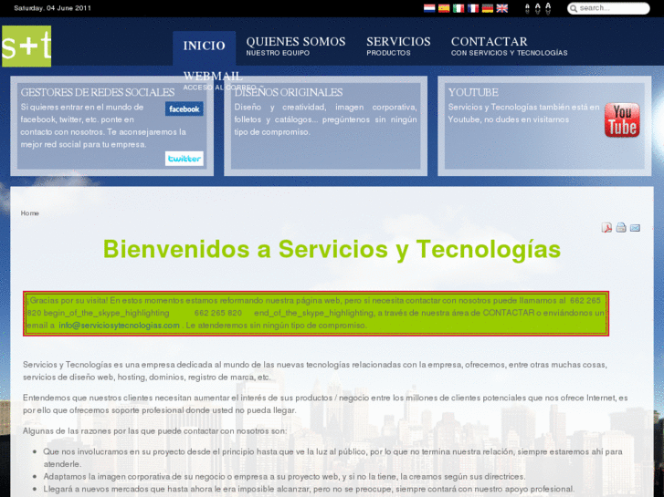 www.serviciosytecnologias.com