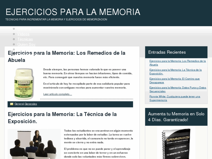 www.aumentatumemoria.com
