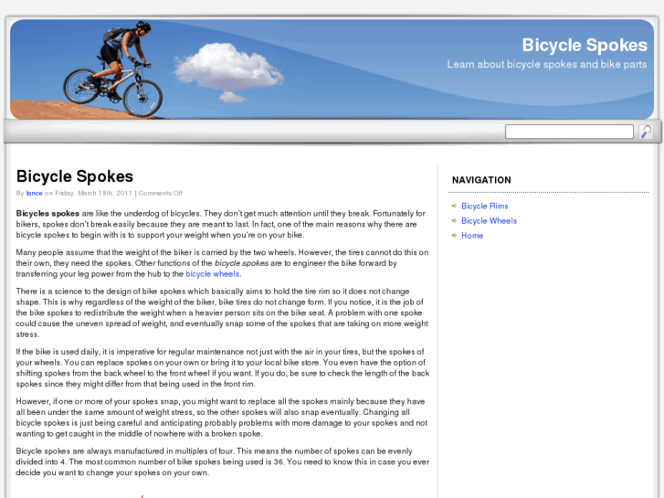 www.bicyclespokes.net