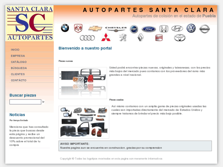 www.autopartessantaclara.com