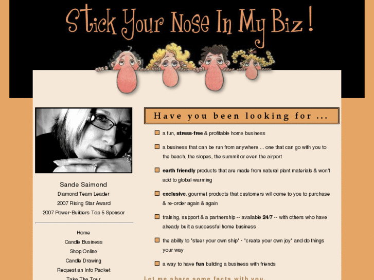 www.stickyournoseinmybiz.com