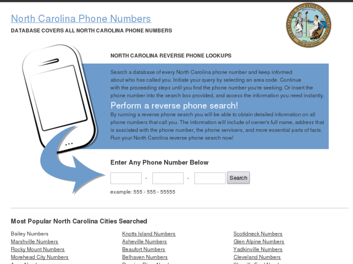 www.northcarolinaphonenumbers.org