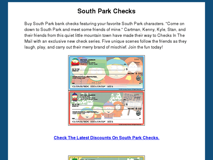 www.southparkchecks.com