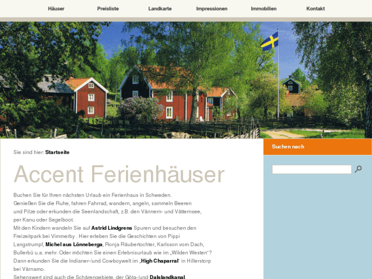 www.accent-ferienhaeuser.de