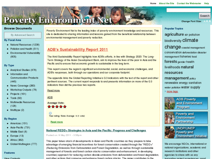 www.povertyenvironment.net