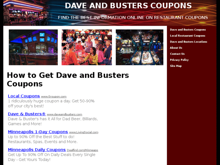 www.daveandbusterscoupons.net