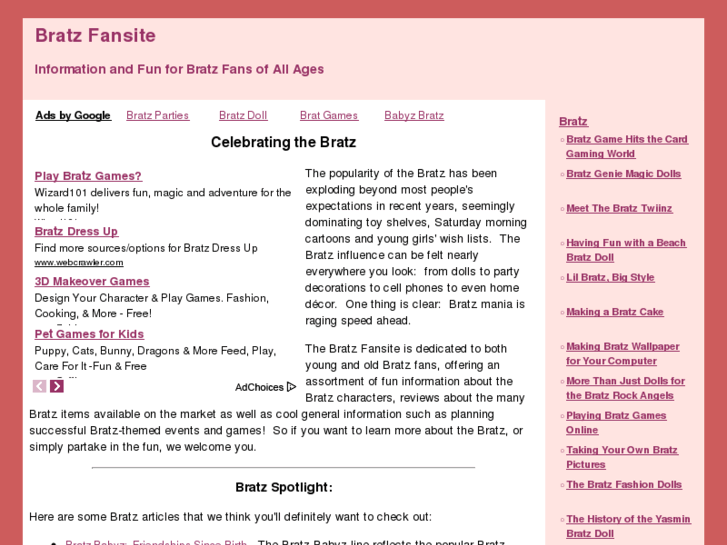 www.bratzfansite.com