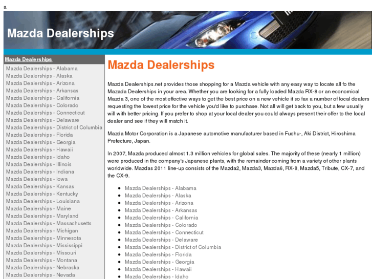 www.mazdadealerships.net