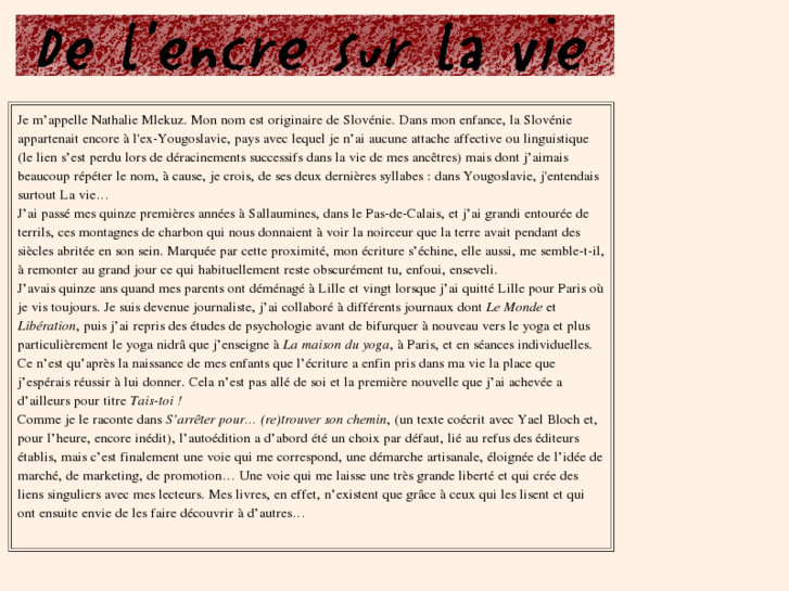 www.nathalie-mlekuz.com