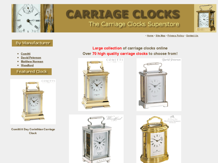 www.carriageclocksstore.com