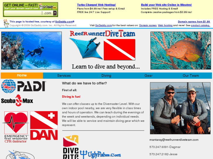 www.reefrunnerdiveteam.com