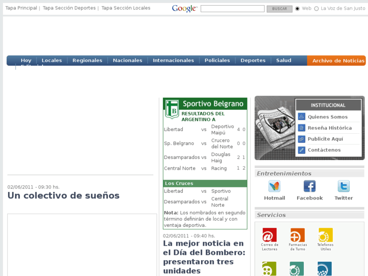 www.lavozdesanjusto.com.ar