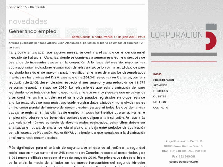 www.corporacion5.com