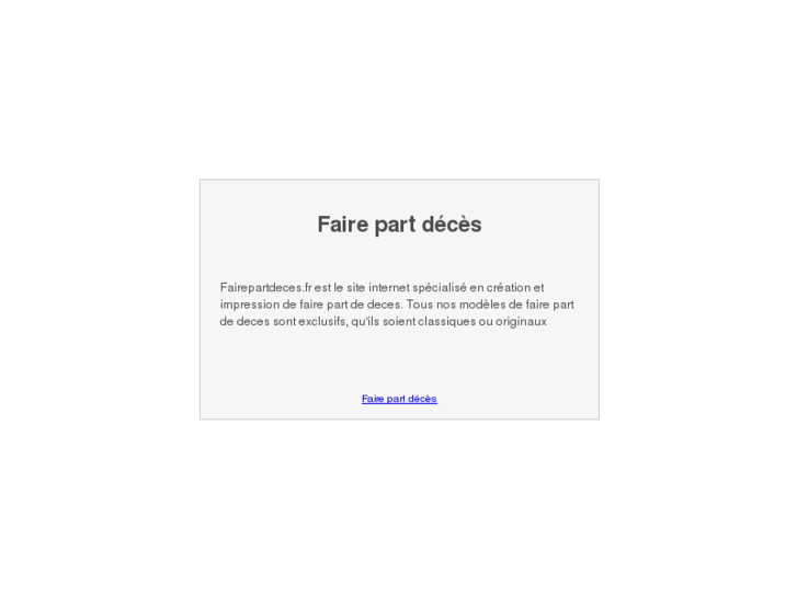 www.fairepartdedeces.com