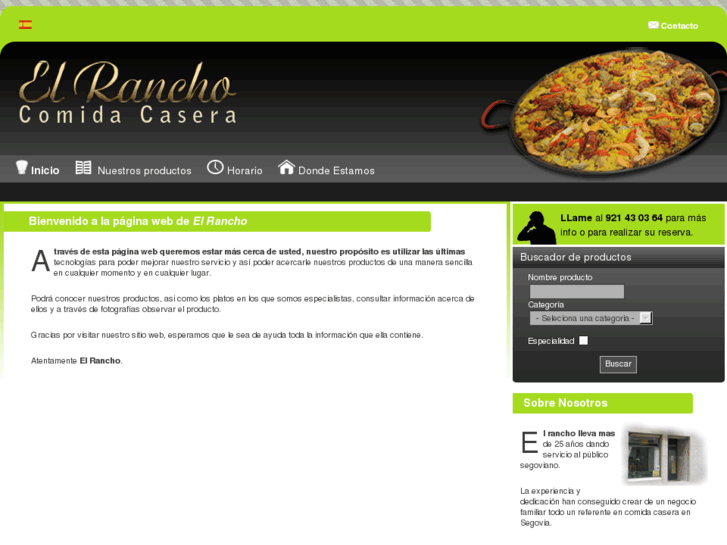 www.elranchocomidacasera.es