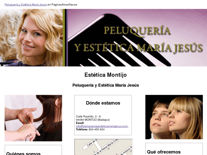 www.peluqueriayesteticamariajesus.com