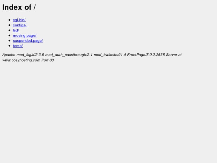 www.cosyhosting.com