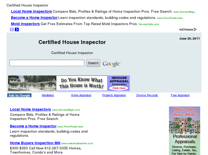 www.certifiedhouseinspector.com