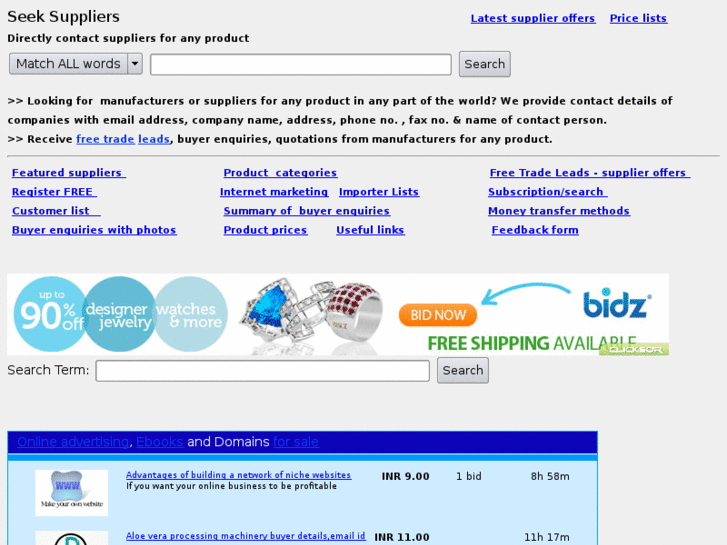 www.seeksuppliers.com