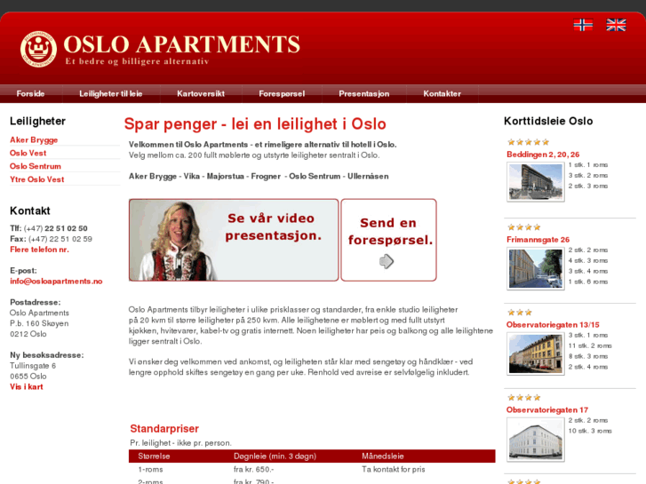 www.osloapartments.no