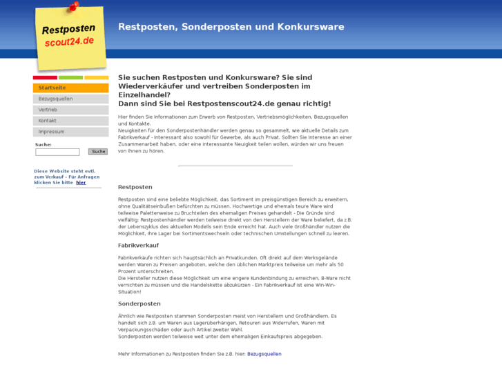 www.restpostenscout24.de