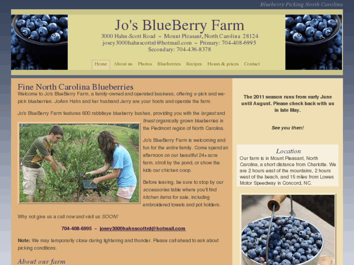 www.josblueberryfarm.com