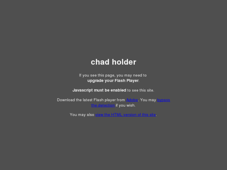 www.chadholder.com