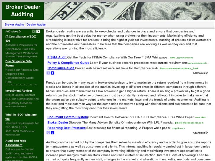 www.brokerdealeraudit.com