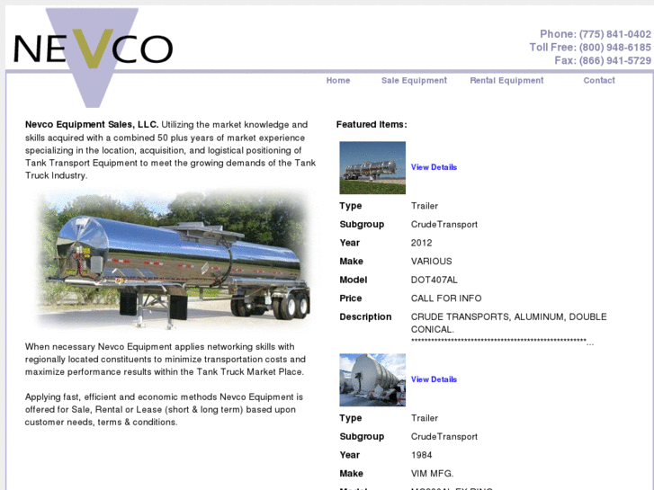 www.nevcoequipment.com