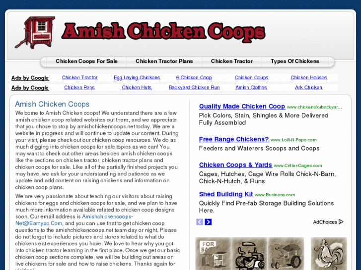www.amishchickencoops.net