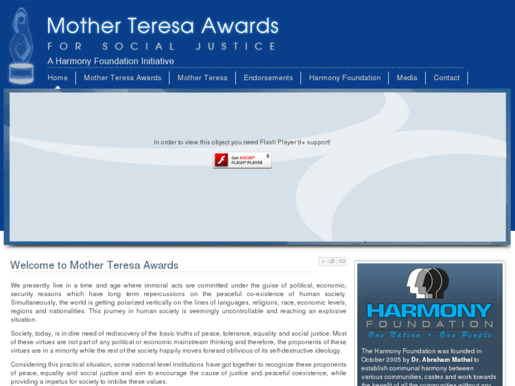 www.motherteresaawards.org