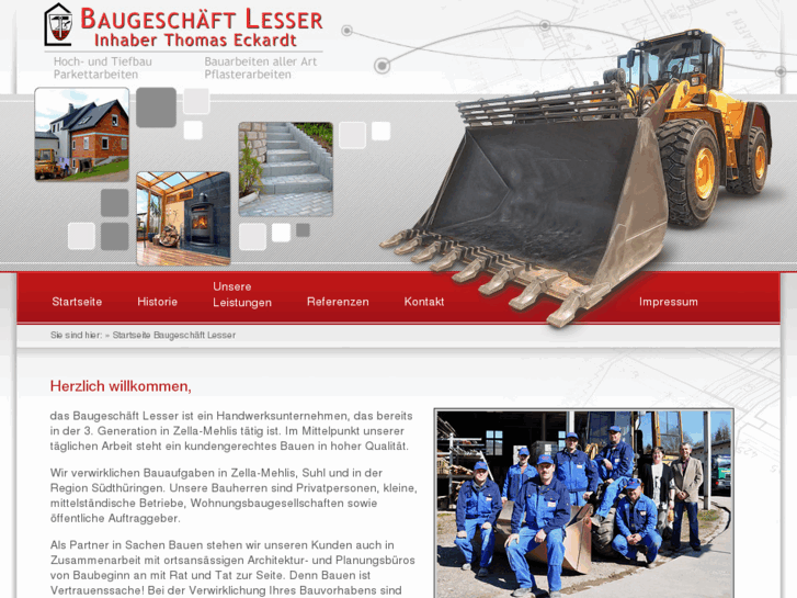 www.baugeschaeft-lesser.de