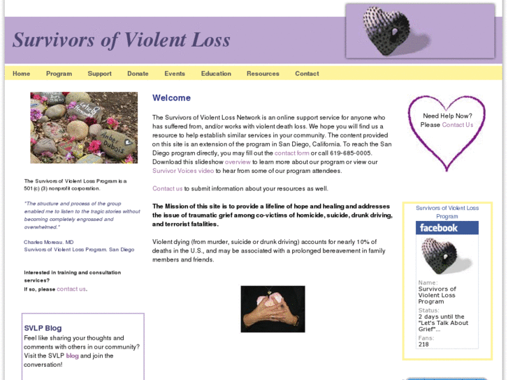 www.survivorsofviolentloss.org