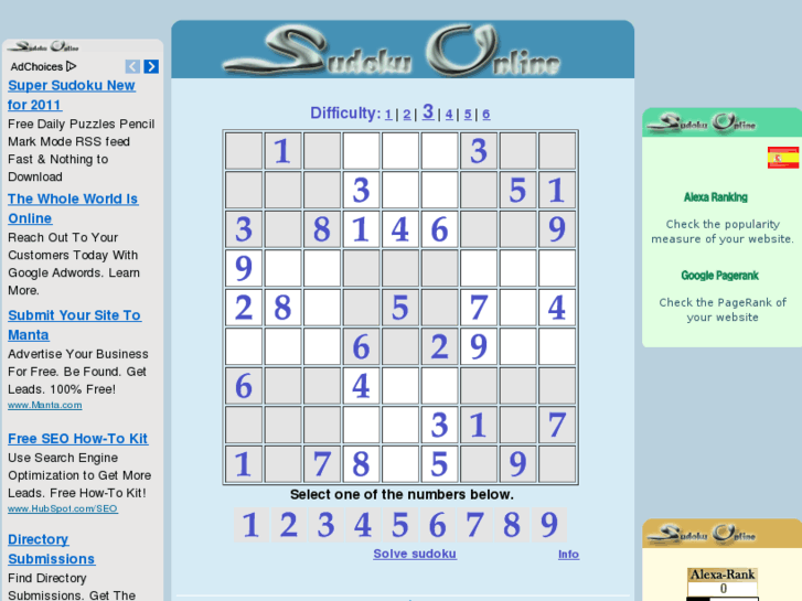 www.sudokuonline.net