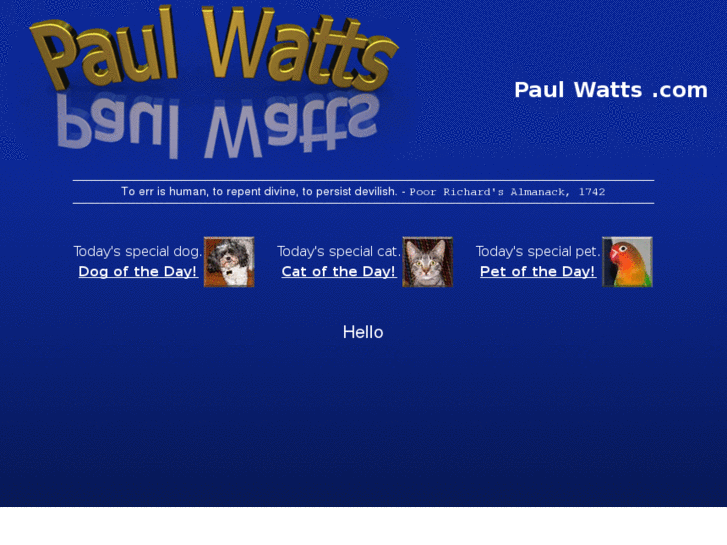www.paulwatts.com