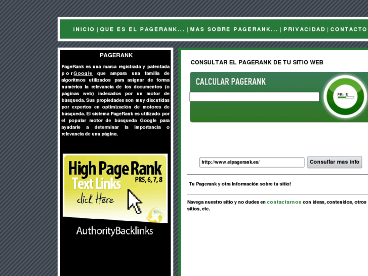 www.elpagerank.es