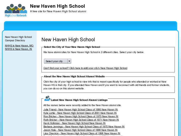 www.newhavenhighschool.org