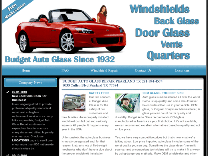 www.budgetautoglassincpearland.com