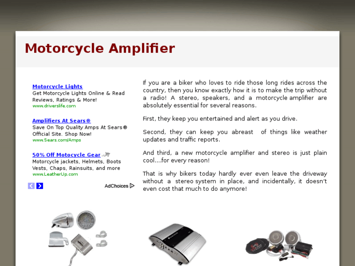 www.motorcycleamplifier.com