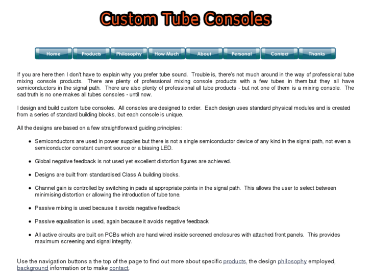 www.customtubeconsoles.com