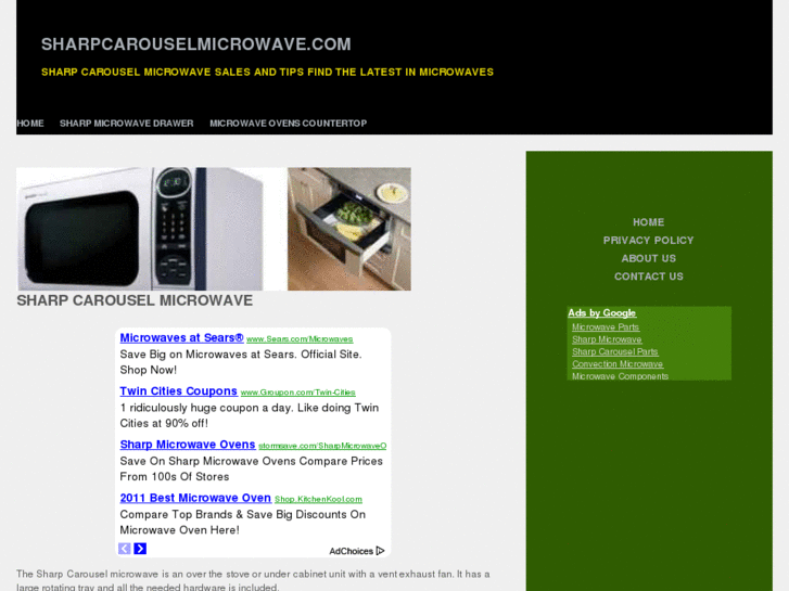 www.sharpcarouselmicrowave.com