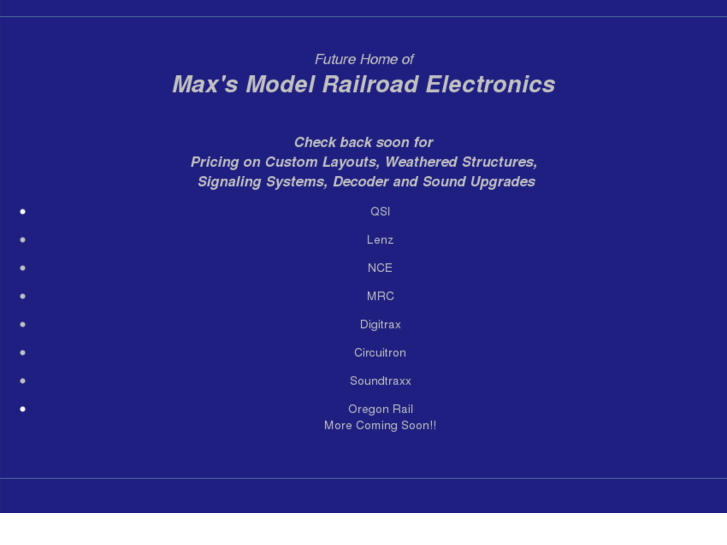 www.modelrrelectronics.com