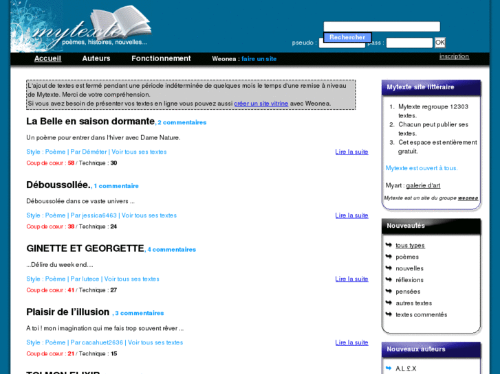 www.mytexte.com