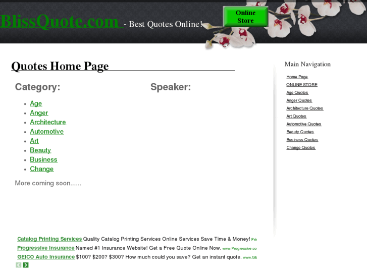 www.blissquote.com