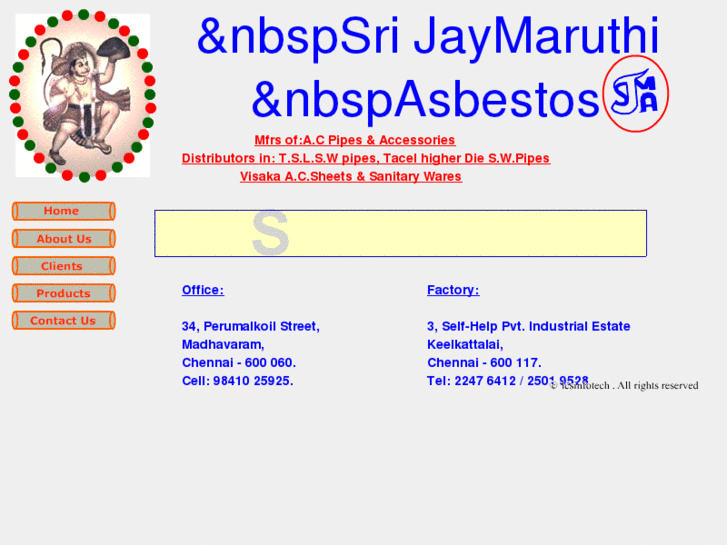 www.srijaymaruthiasbestos.com