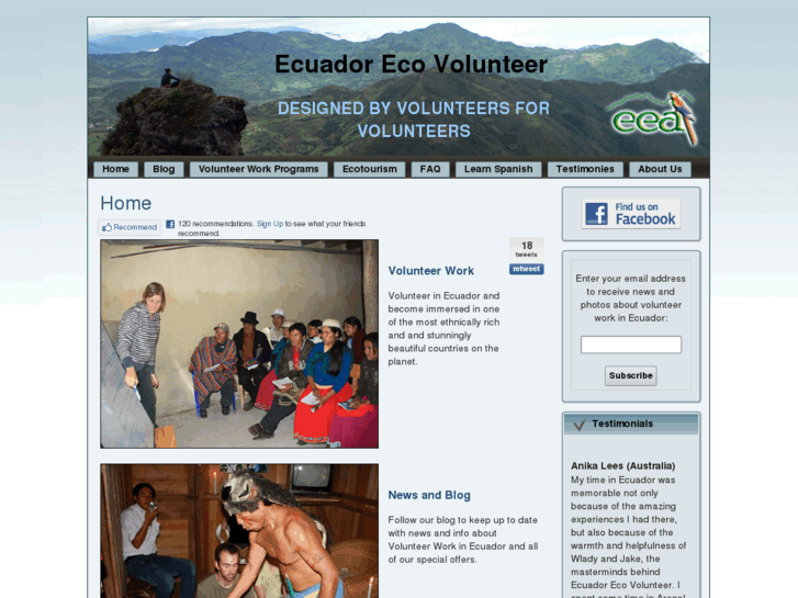 www.ecuadorecovolunteer.org