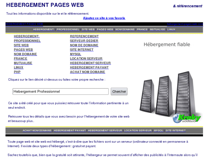 www.hebergement-pages-web.com