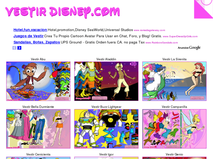 www.vestirdisney.com